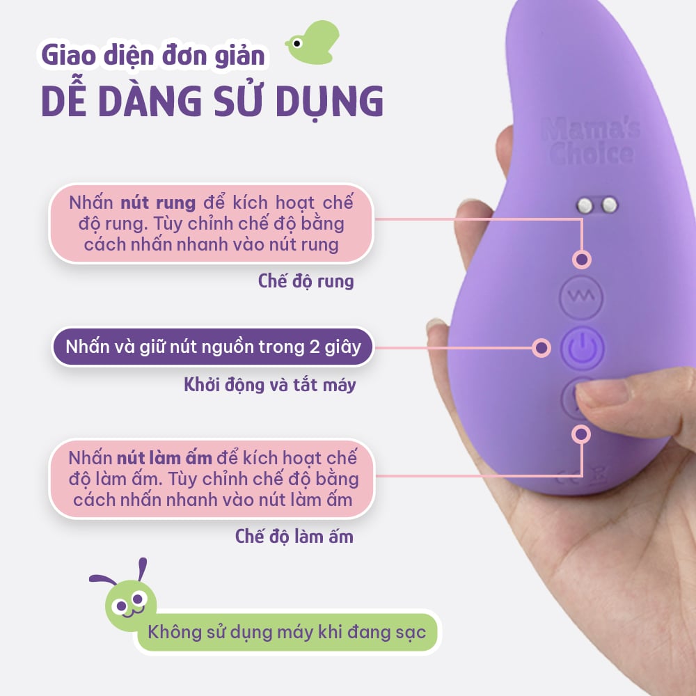 Hướng dẫn sử dụng m&aacute;y massage th&ocirc;ng tia sữa