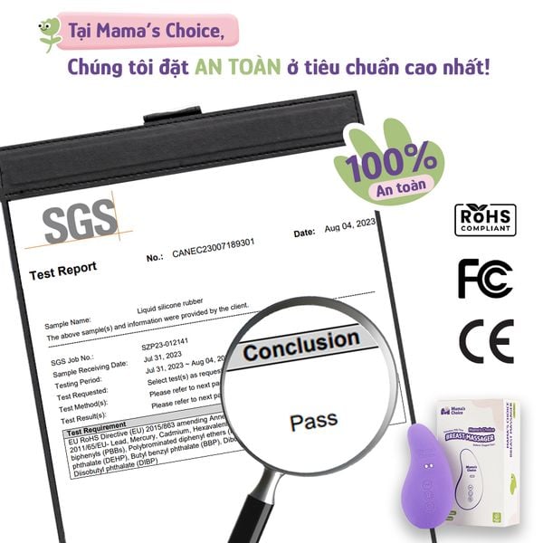 Máy thông tắc tia sữa đạt chuẩn an toàn