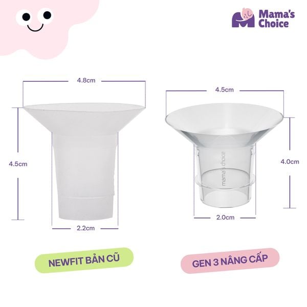 Trợ phễu hạ size với thiết kế viền rộng