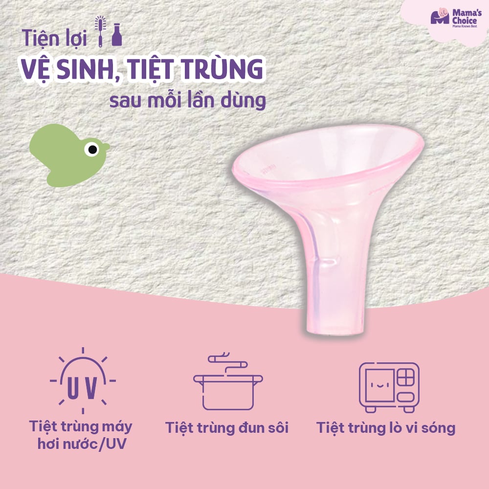 Vệ sinh phễu silicone đ&uacute;ng c&aacute;ch