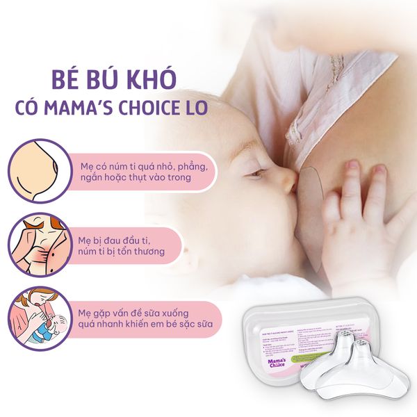 Xử dụng núm trợ ti silicone