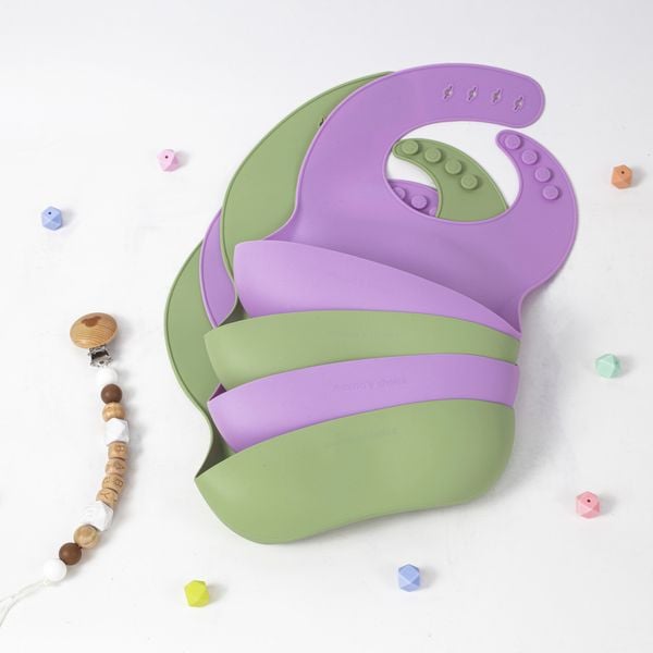 Yếm ăn dặm silicone