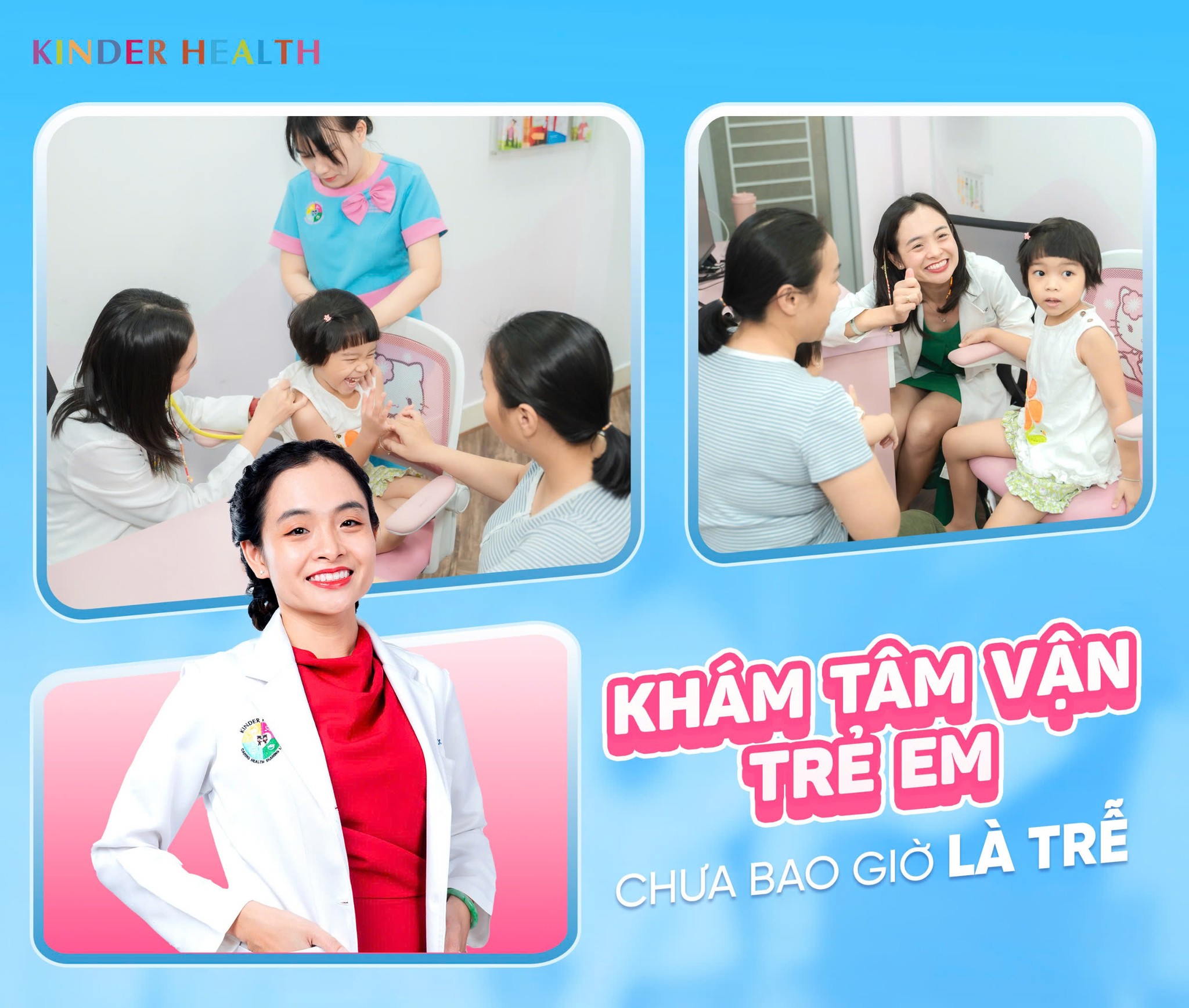 KHÁM TÂM VẬN TRẺ EM - CHƯA BAO GIỜ LÀ TRỄ