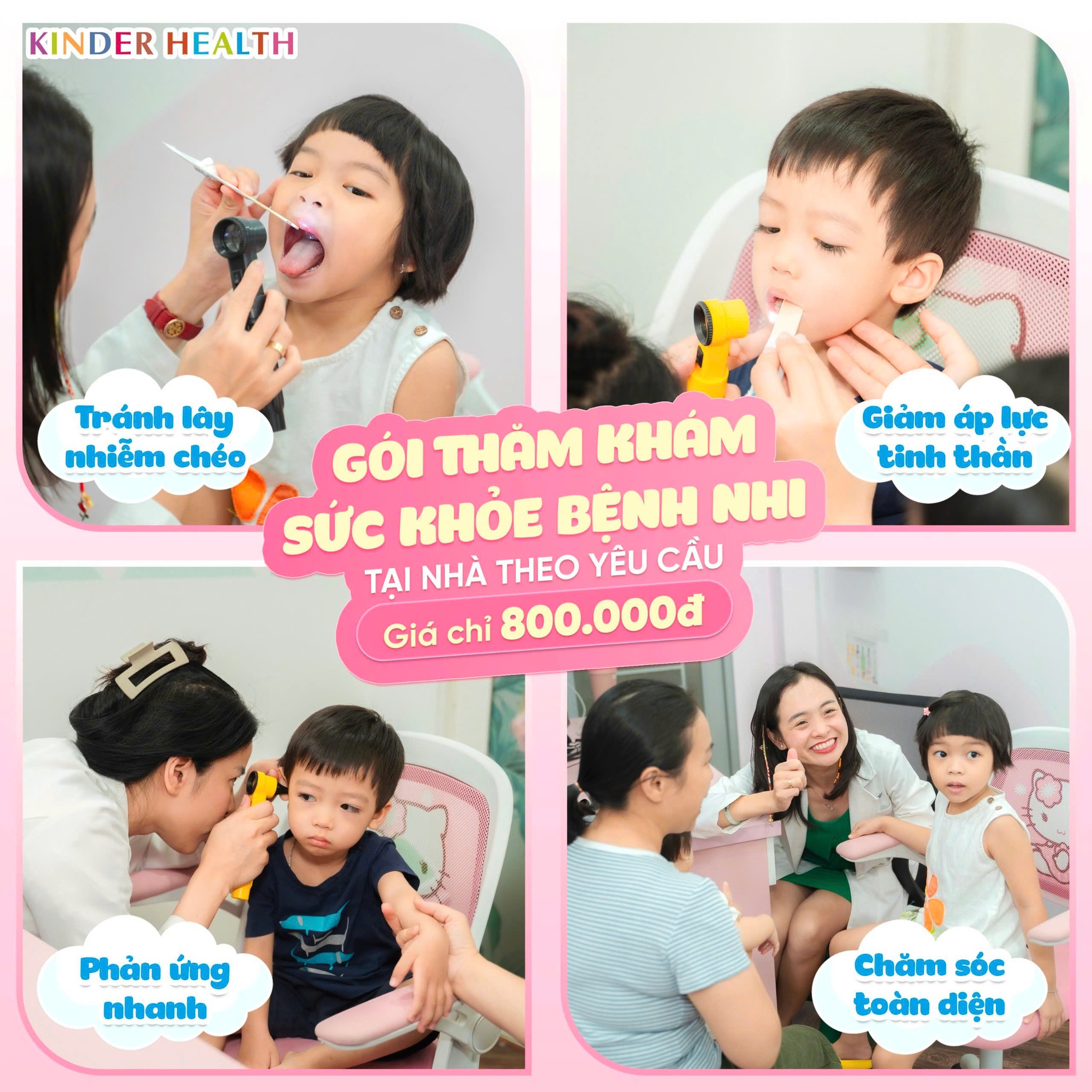 THĂM KHÁM SỨC KHỎE BỆNH NHI TẠI NHÀ THEO YÊU CẦU