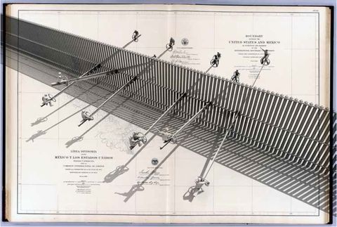 Ronald Rael, Virginia San Fratello (Rael San Fratello). Teeter-Totter Wall. 2014.