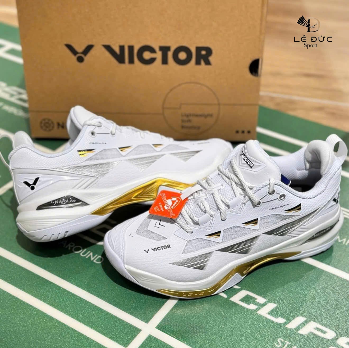 Giày Victor C90 NitroLite AT – Siêu Êm, Ổn Định & Thời Trang Cho Người Chơi Cầu Lông