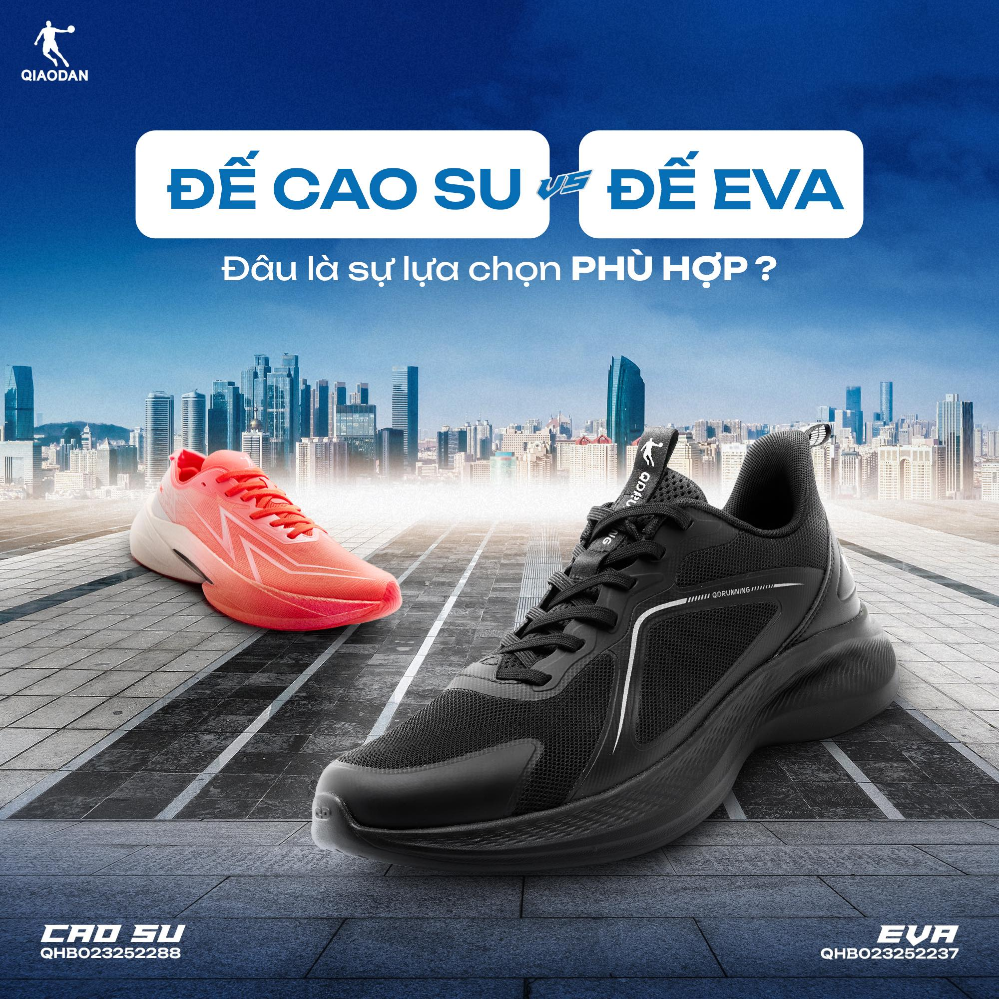 Mẹo chọn giày: EVA hay cao su – đâu là lựa chọn phù hợp cho bạn?