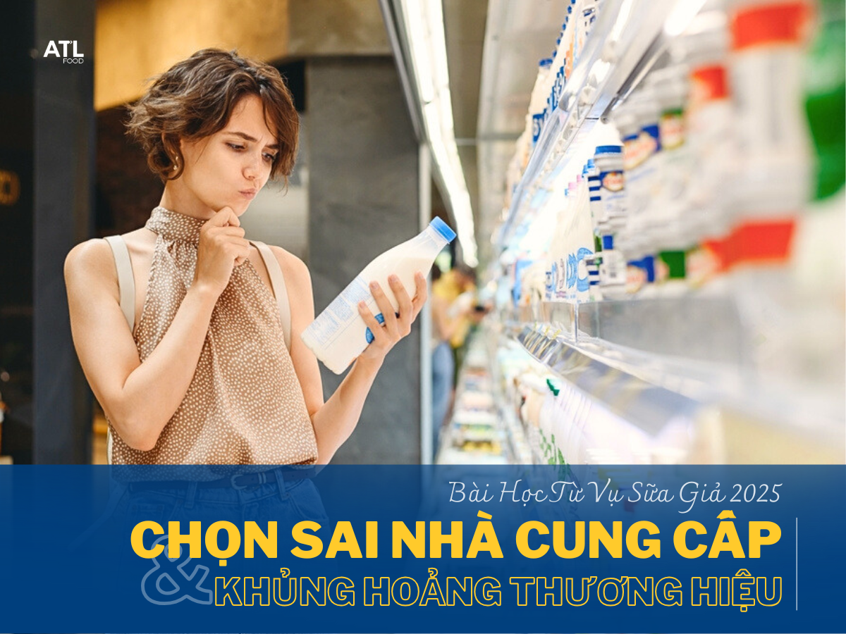 Chọn Sai Nhà Cung Cấp & Khủng Hoảng Thương Hiệu - Bài Học Từ Vụ Sữa Giả 2025