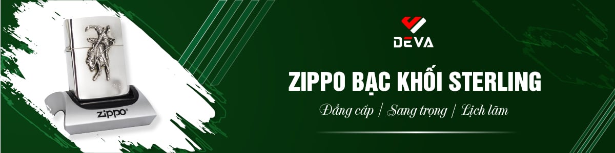 Zippo Bạc Khối