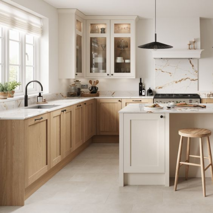 Oak White Cabinets: Timeless Beauty and Warmth for Your Kitchen