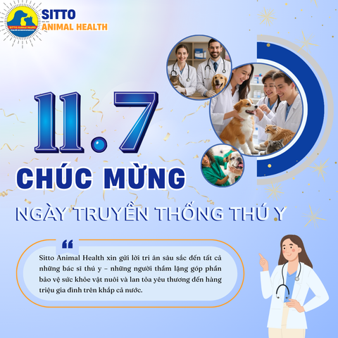 🎉 CHÚC MỪNG NGÀY TRUYỀN THỐNG THÚ Y VIỆT NAM (11/7)