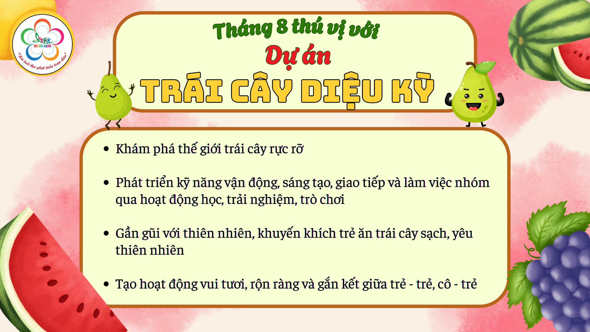 DỰ ÁN TRÁI CÂY 2025