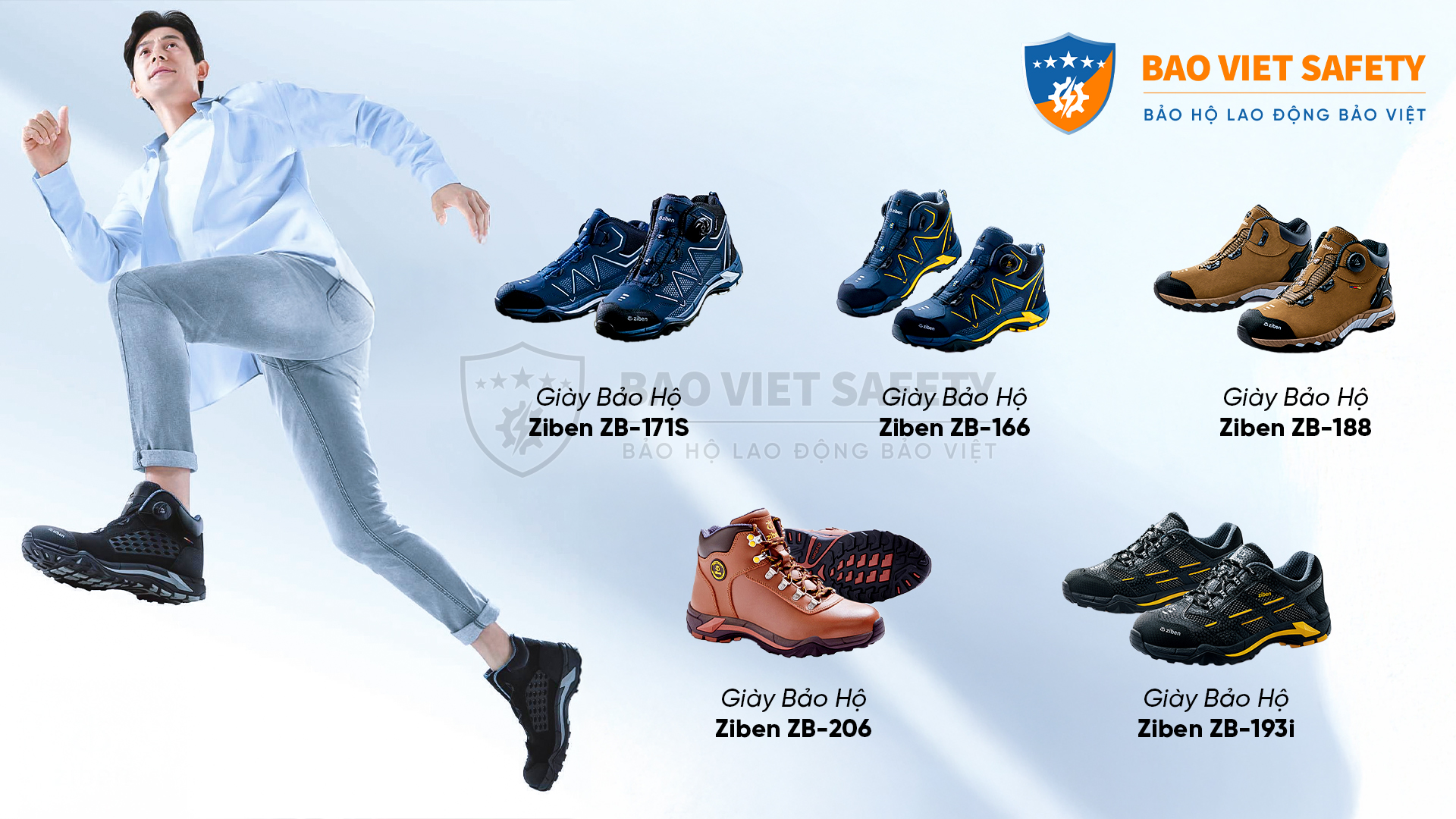 Top 5 Mẫu Giày Bảo Hộ Ziben Được Tin Dùng Nhất 2025