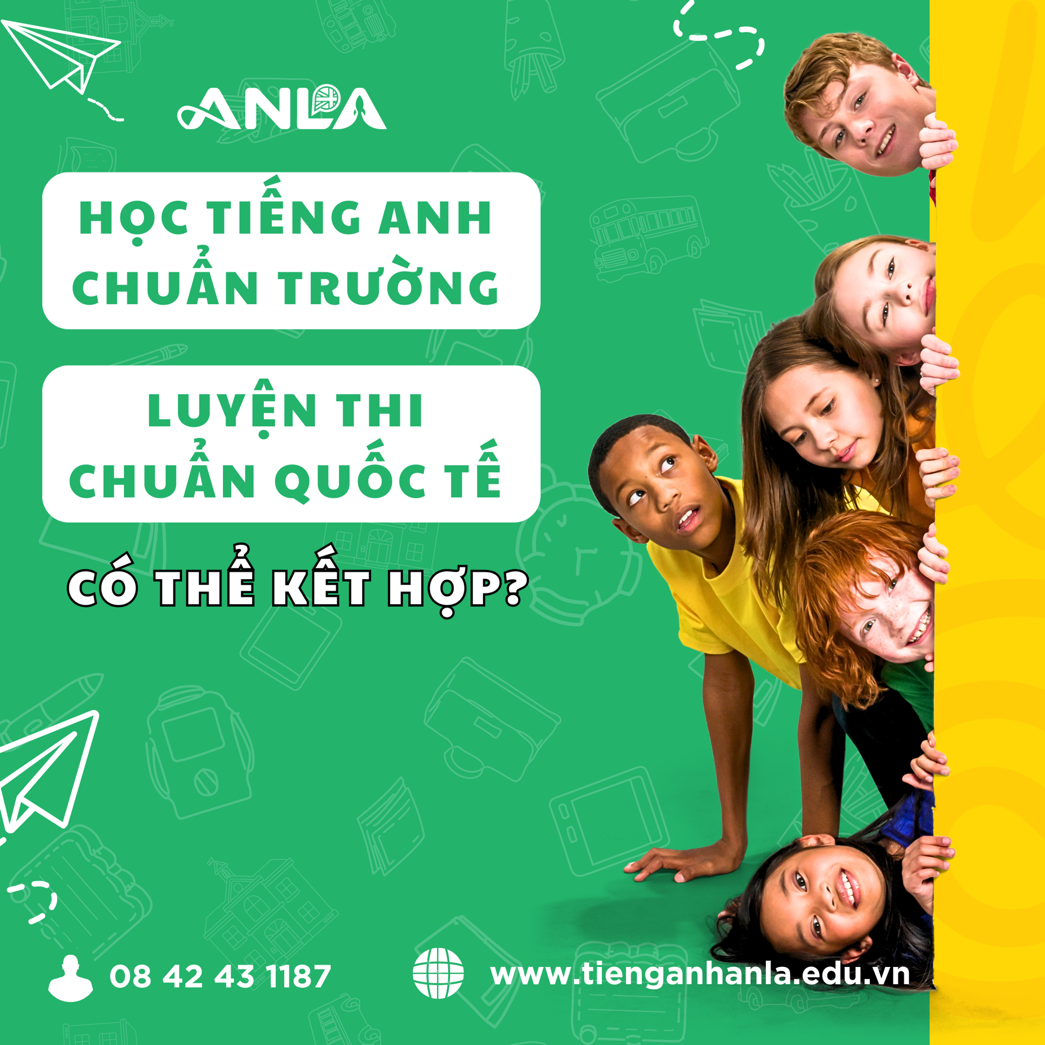 Học tiếng Anh chuẩn trường – luyện thi chuẩn quốc tế: Có thể kết hợp trong một lộ trình?