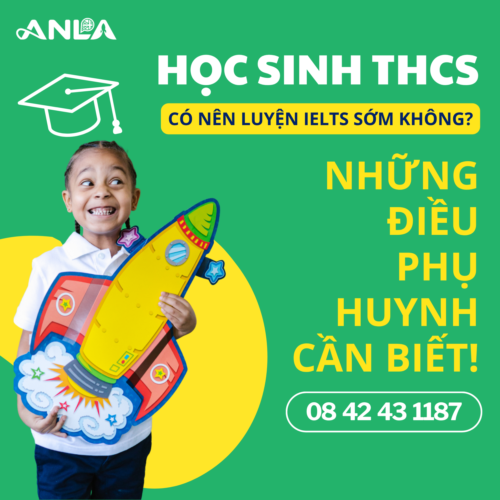 Học sinh THCS có nên luyện IELTS sớm không? Những điều phụ huynh cần biết!