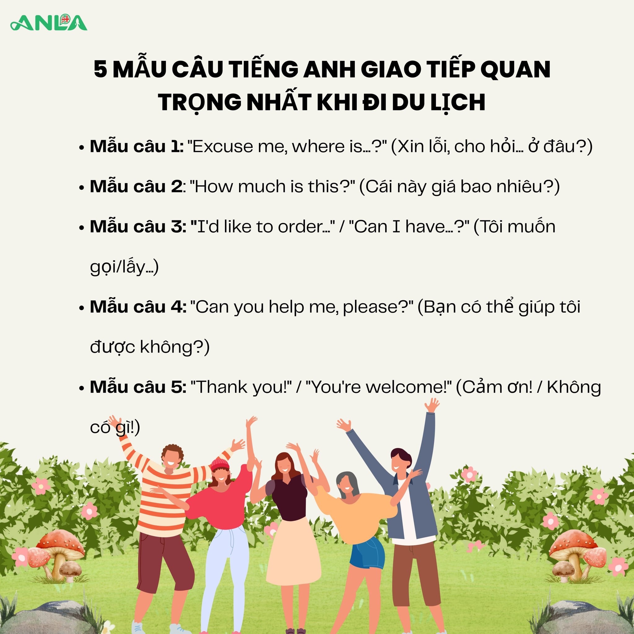 5 mẫu câu tiếng Anh giao tiếp quan trọng nhất khi đi du lịch: Giúp bạn tự tin khám phá thế giới!