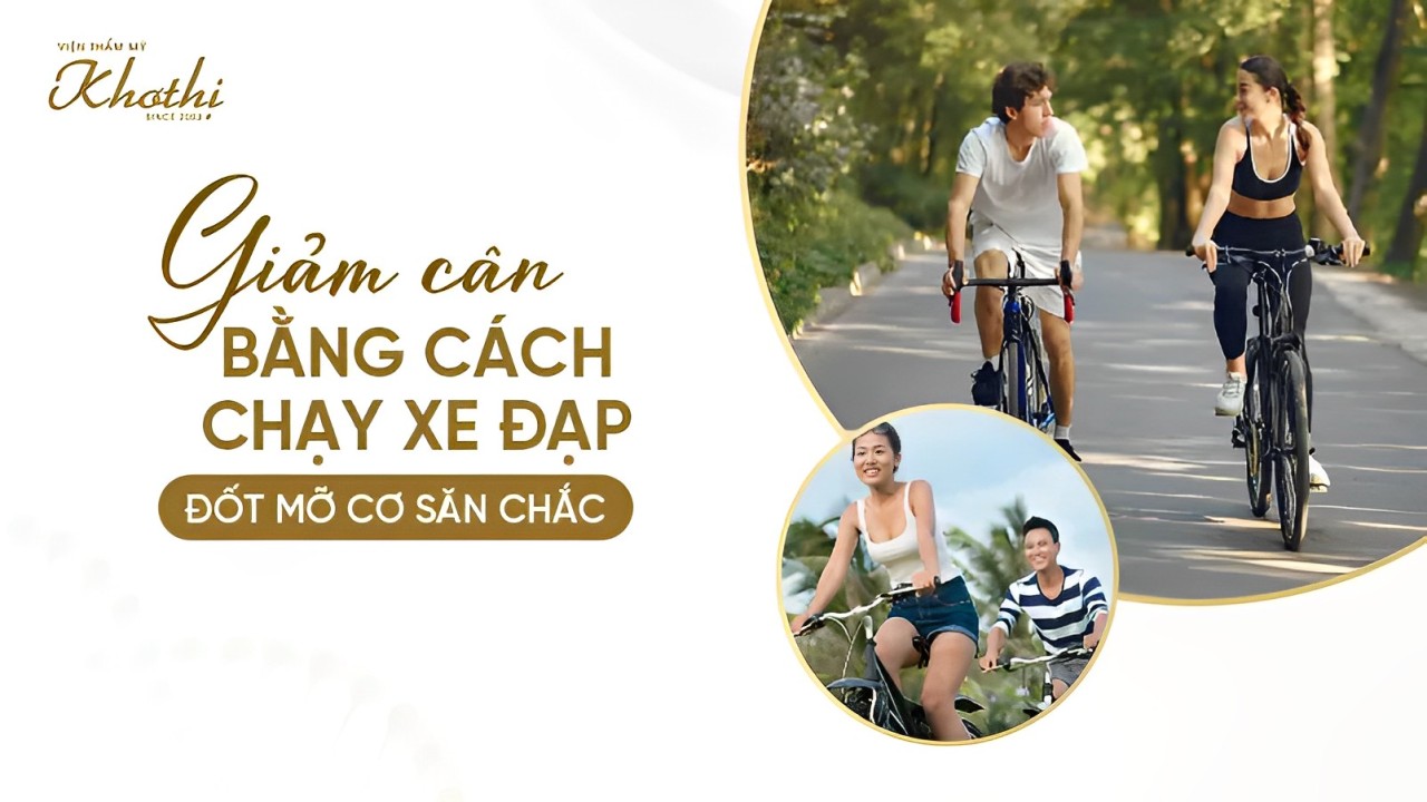 Giảm cân bằng cách chạy xe đạp đúng cách để đốt sạch mỡ thừa cơ bụng săn chắc