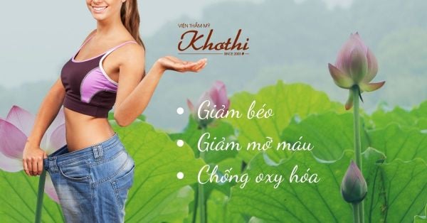Giảm cân bằng lá sen khô
