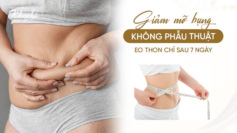 Giảm mỡ bụng không phẫu thuật eo thon chỉ sau 7 ngày với công nghệ không xâm lấn Miko Diet