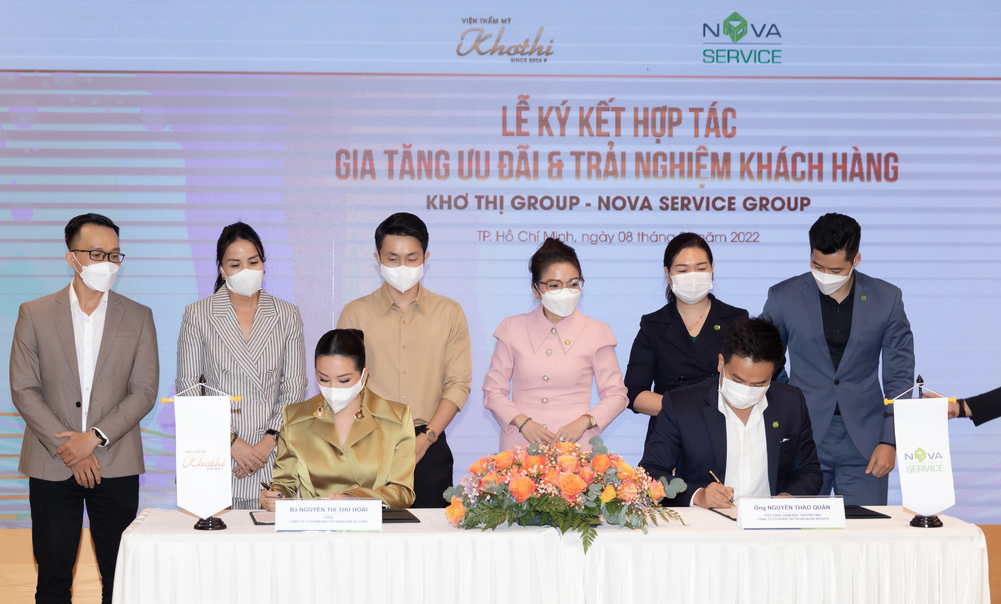 LỄ KÝ KẾT HỢP TÁC CHIẾN LƯỢC GIỮA KHƠ THỊ GROUP VÀ NOVA SERVICE GROUP