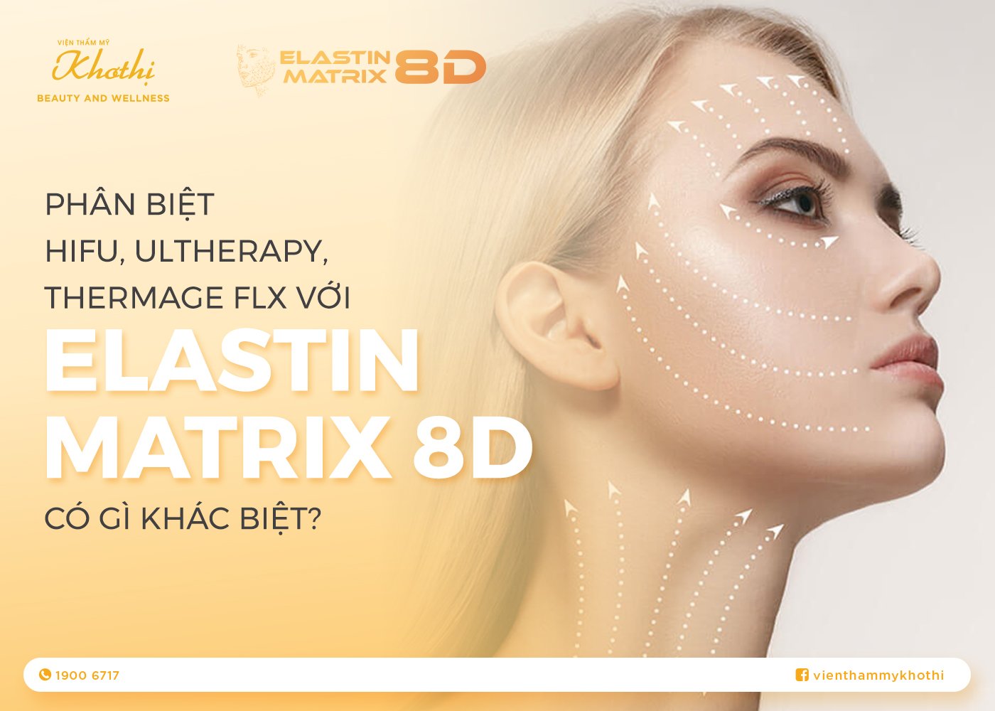 Phân biệt HIFU, Ultherapy, Thermage FLX Và Elastin Matrix 8D