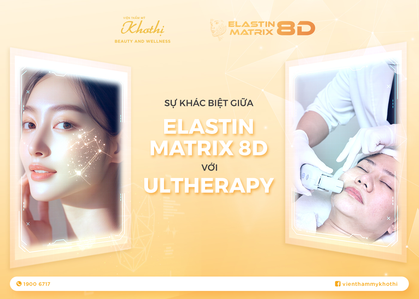 Sự Khác Biệt Giữa Hiệu Quả Của Elastin Matrix 8D Và Ultherapy