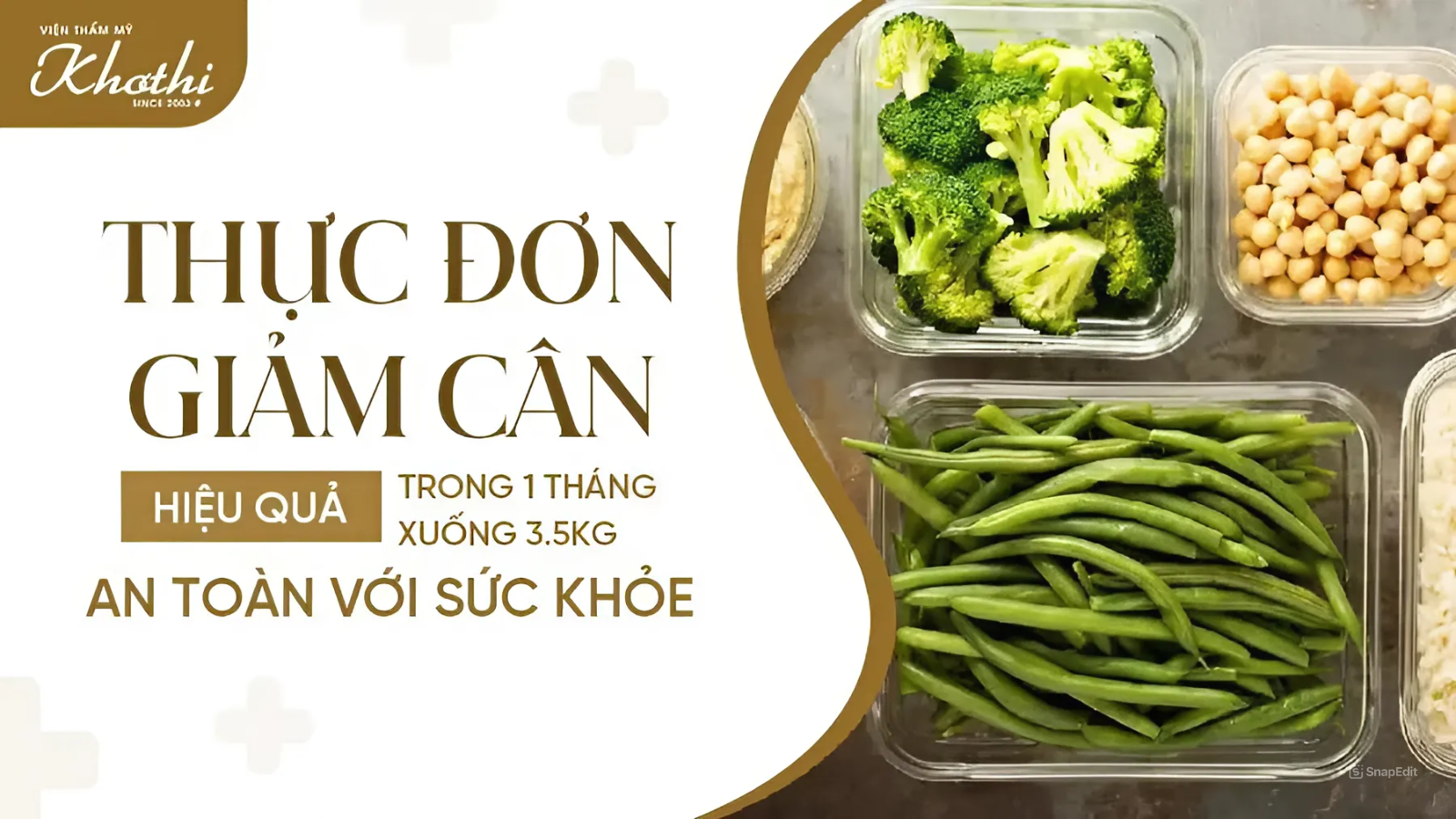 Thực đơn giảm cân hiệu quả trong 1 tháng xuống 3.5kg an toàn với sức khỏe