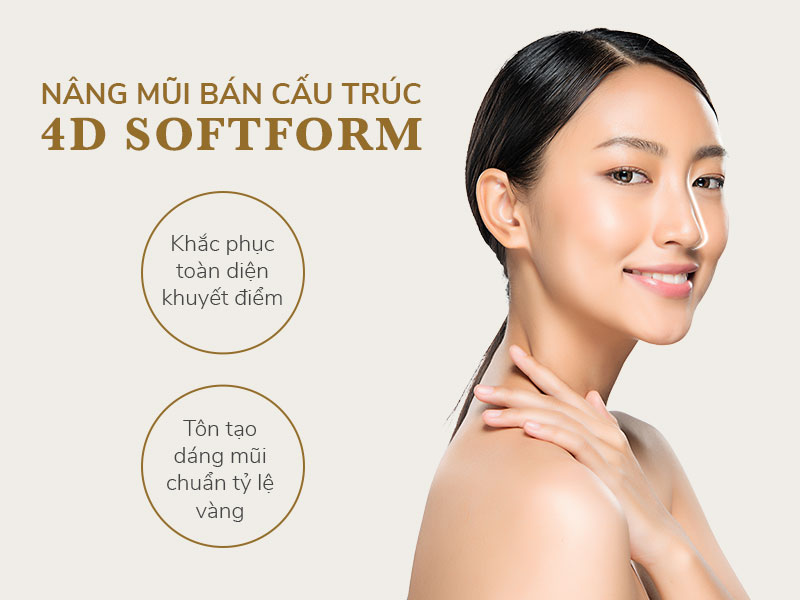 NÂNG MŨI BÁN CẤU TRÚC 4D SOFTFORM