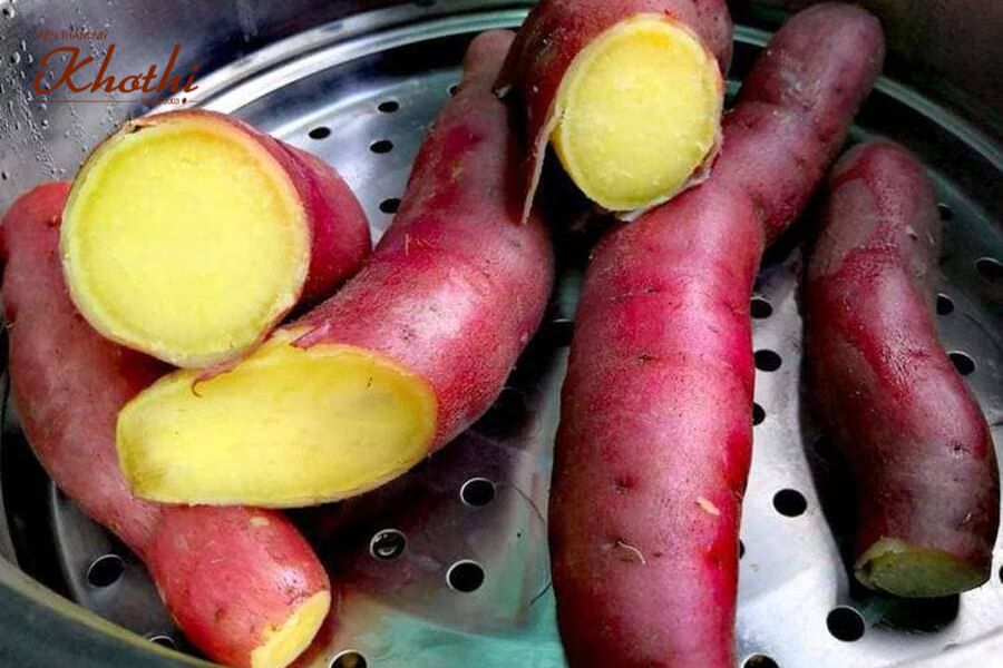 ăn kiêng giảm cân bằng khoai lang