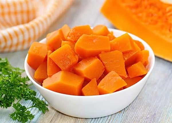 Bí đỏ luộc giảm cân