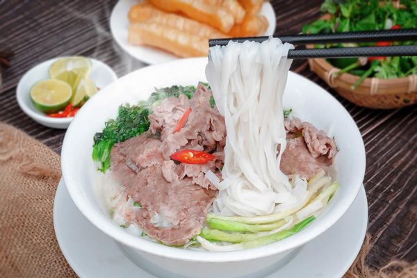 Bún phở có hàm lượng tinh bột cao