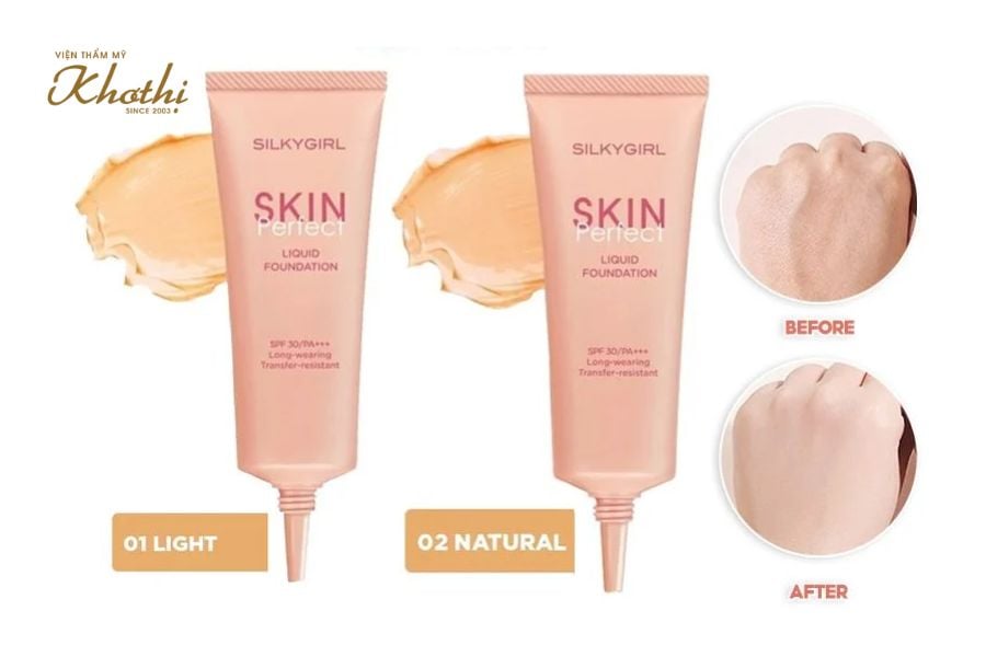 các loại kem nền giúp da căng bóng