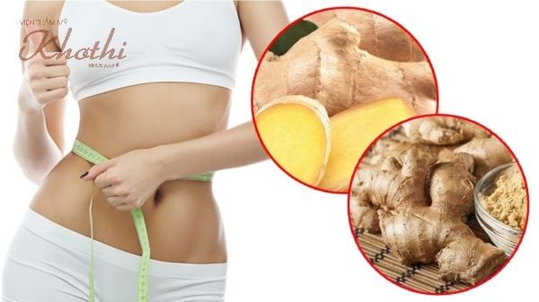 Giảm cân với gừng giúp bạn sở hữu vòng eo con kiến