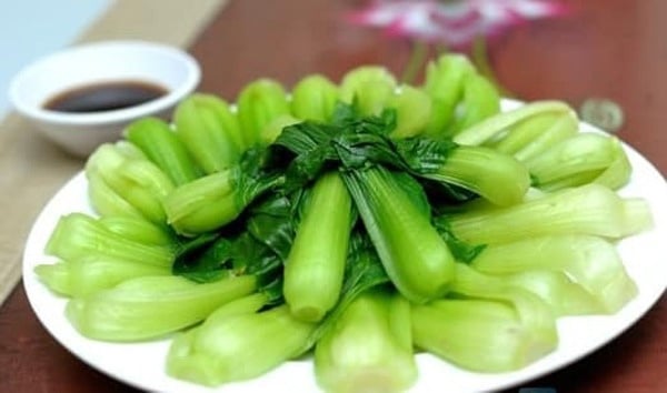 Cải chíp luộc giảm cân
