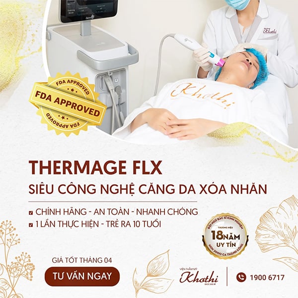 Căng da mắt bằng công nghệ nâng cơ Thermage Ultra FLX