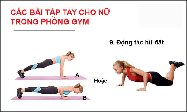 Bài tập chống đẩy/hít đất