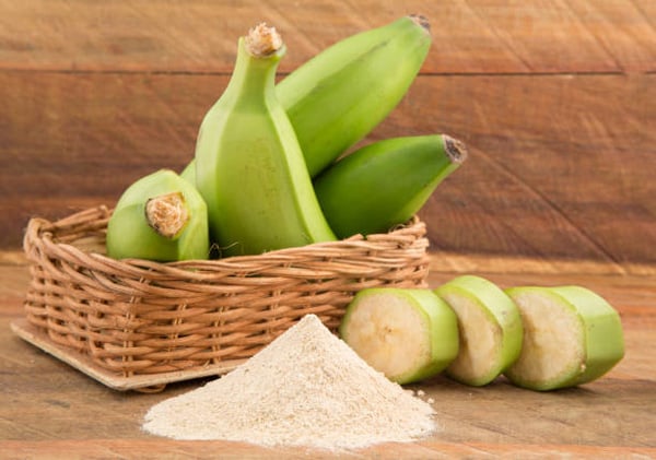 Chuối xanh giàu tinh bột khoáng 