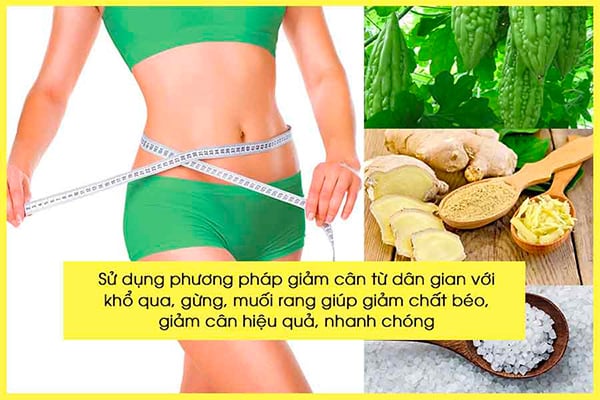 Chườm muối và gừng nóng