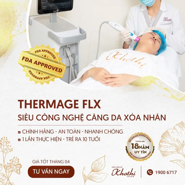 Công nghệ làm đẹp Thermage FLX hiện đại