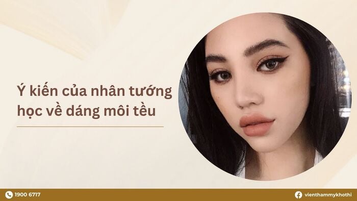 Nhân tướng học nói gì về dáng môi tều