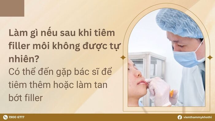 Phải đợi 1-2 tuần khi mà filler đã ổn định mới có thể đánh giá được mức độ tự nhiên của filler trên môi