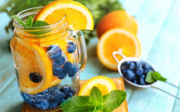 Detox cam ,việt quất