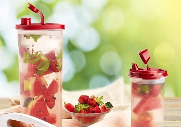 Detox từ dâu tây và dưa hấu