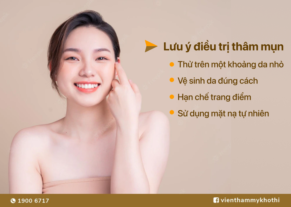 Những lưu ý khi điều trị thâm mụn bằng nguyên liệu thiên nhiên