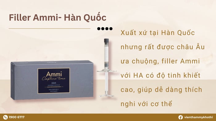 Filler Ammi được nhiều chuyên gia khuyên dùng bởi chất lượng cao, an toàn cho sức khoẻ và giá cả phải chăng
