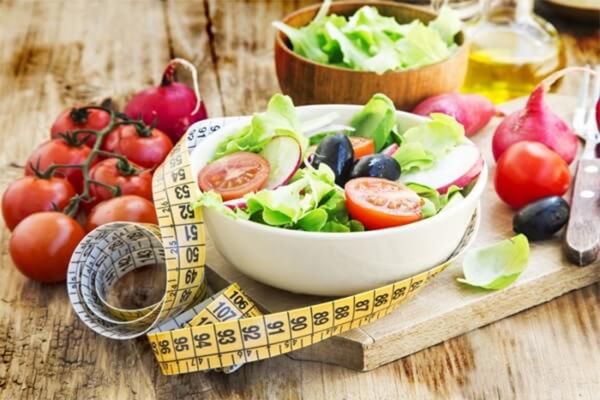 Tuân thủ những nguyên tắc khi giảm cân bằng ăn chay.