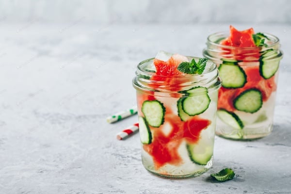 Thải độc tố và mỡ bằng detox dưa hấu giúp giảm cân an toàn