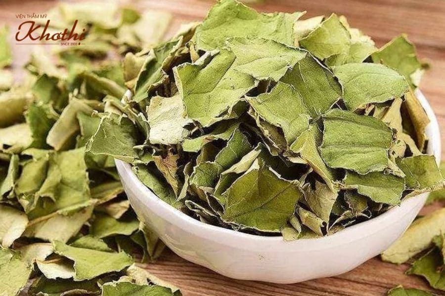 giảm cân bằng lá sen khô
