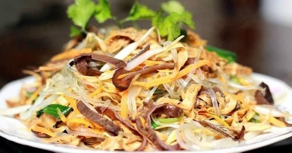 Giảm cân với miến xào chay đơn giản, dễ thực hiện