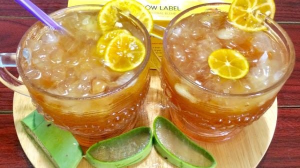 Độc đáo cho việc kết hợp quất cùng nha đam